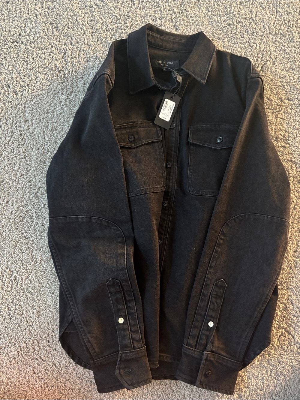 Rag & bone black Jack Shirt
